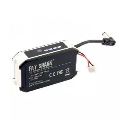 Batterie Fatshark 1800 mAh avec indicateur LED Batterie Fatshark 1800 mAh avec indicateur LED