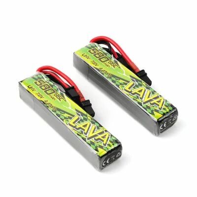 Batterie LAVA II 2S 580mAh (x2) - BetaFPV