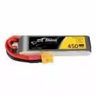 Batterie LiPo 2S 450 mAh 75C XT30 - Tattu