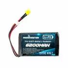 Batterie LiPo 2S 6200mAh pour radiocommande - RadioMaster