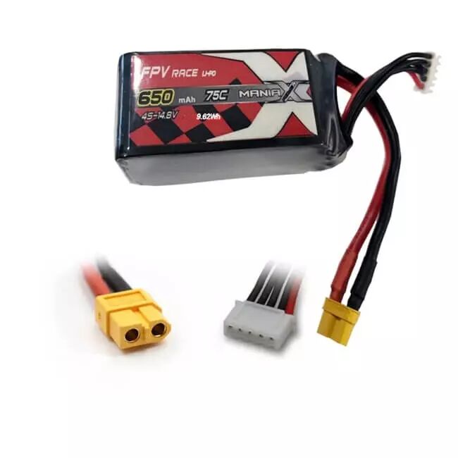 Batterie LiPo 3S 650mAh 75C (XT30) - ManiaX - Reconditionné