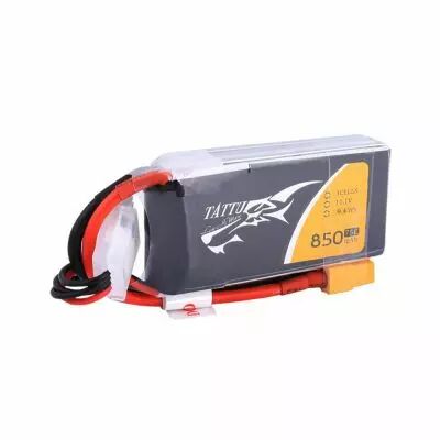  Batterie LiPo 3S 850mAh 75C (XT60) - Tattu