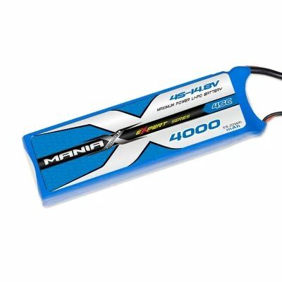 Batterie LiPo 4S 14,8V 4000mAh 45C MX4000-4S-45C - Maniax