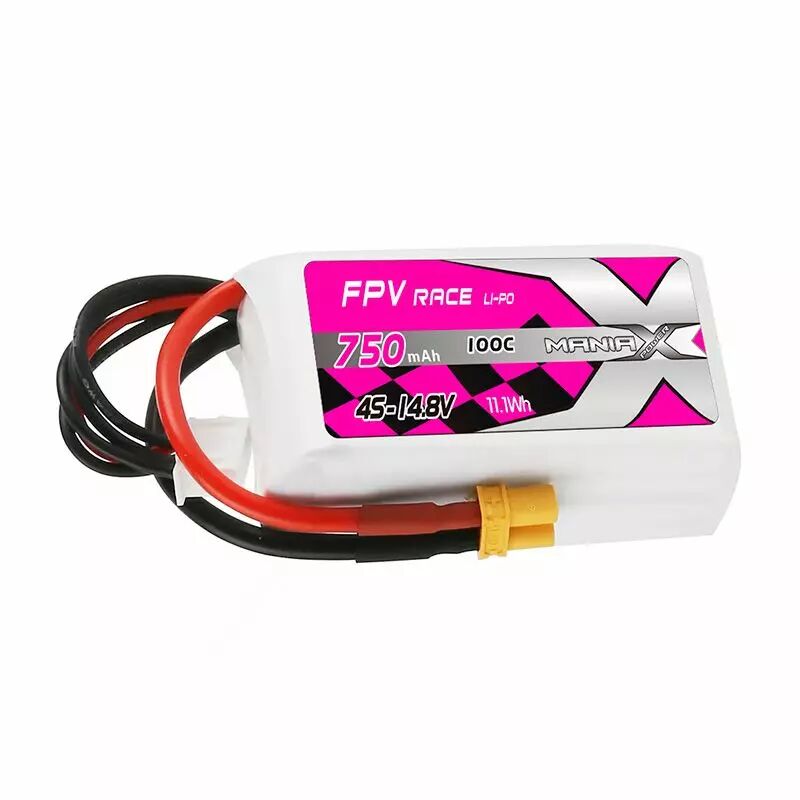 Batterie LiPo ManiaX 4S 750mAh 100C (XT30)