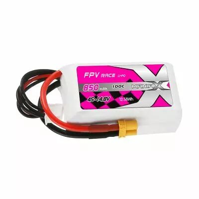 Batterie LiPo 4S 850mAh 100C (XT30) - ManiaX