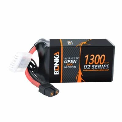 Batterie LiPo 6S 1300mAh 200C XT60 - Bonka