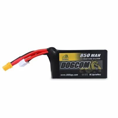 Batterie LiPo 6S 850mAh 150C - DOGCOM