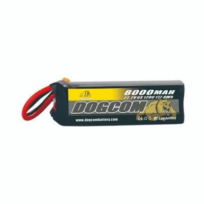 Batterie LiPo 8000mAh 6S 120C XT90 - DOGCOM
