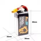 Batterie LiPo EX 4S 1350mAh 120C (XT60) - Auline