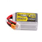 Batterie LiPo R-Line 4S 850mAh 150C (XT30) - Tattu