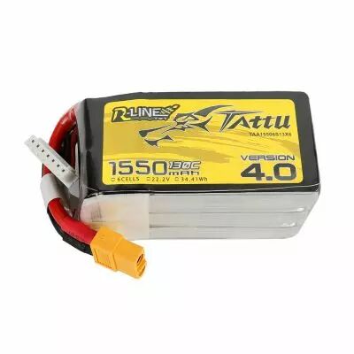 Batterie LiPo R-Line V4 6S 1550mAh 130C XT60 - Tattu