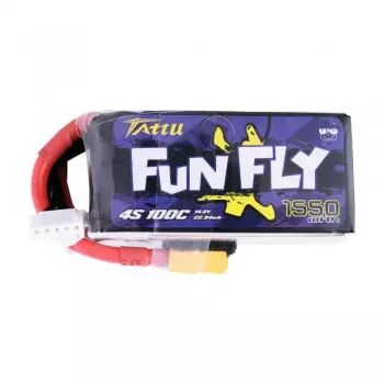 Batterie Lipo Tattu Funfly 4s 1550mAh 100C