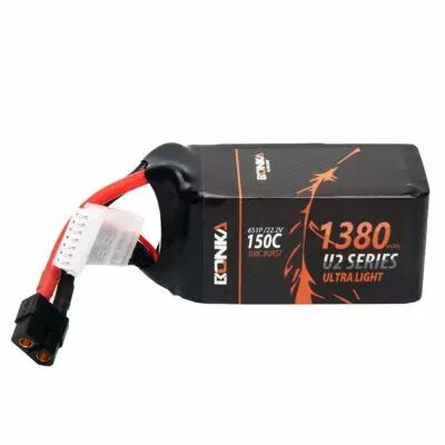 Batterie LiPo U2 6S 1380mAh 150C (XT60) - Bonka