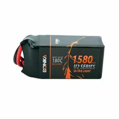 Batterie LiPo U2 6S 1580mAh 180C (XT60) - Bonka