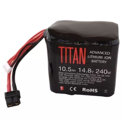 Batterie Lithium Ion 4S 10500 mAh (XT60) - Titan