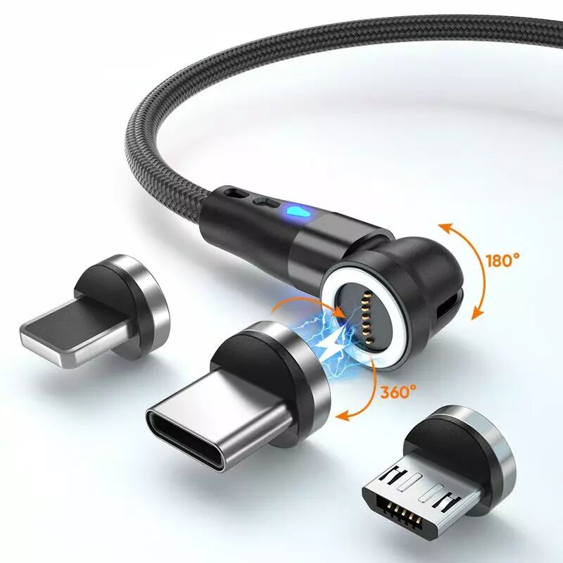 Câble Sunsky à embouts magnétiques USB Type-A vers Type-C/Lightning/micro  USB