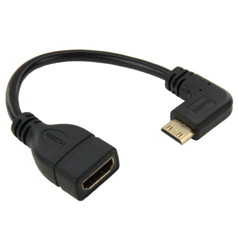 Câble Sunsky de 16cm mini HDMI mâle vers HDMI femelle