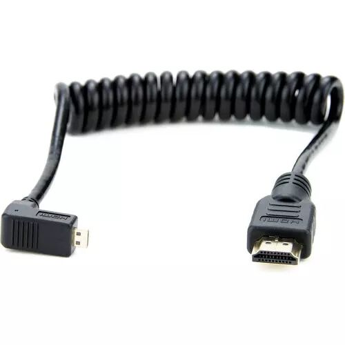 Câble HDMI coudé Atomos 4K60 - Câble coudé et enroulé, idéal pour rig