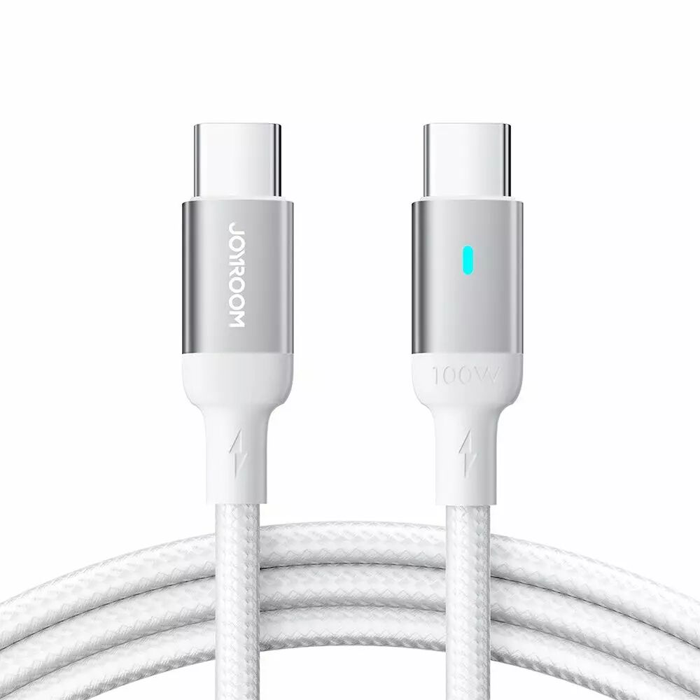 Cable USB Type C vers USB Type C en Nylon Tressé - Gris Argenté …