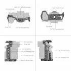 Cage à dégagement rapide 4481 HawkLock pour Sony A 7R V / A 7 IV / A 7S III / A 1 - SmallRig