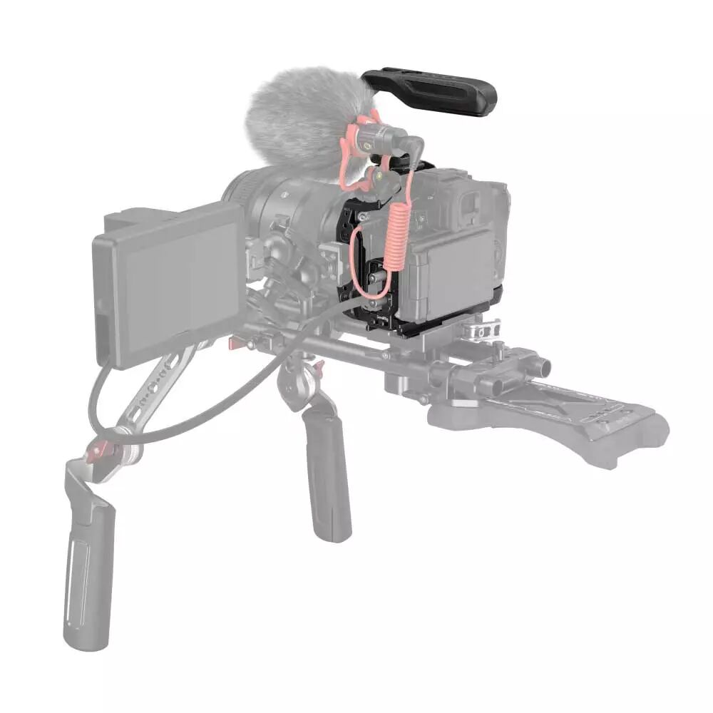 Cage Pour Appareil Photo Panasonic GH6/GH7 - Kit Basique Avec Poignée NATO Et Attache HDMI - Noir