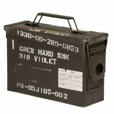 Caisse de munition US ARMY Cal.30 / 7.62 pour batterie LiPo