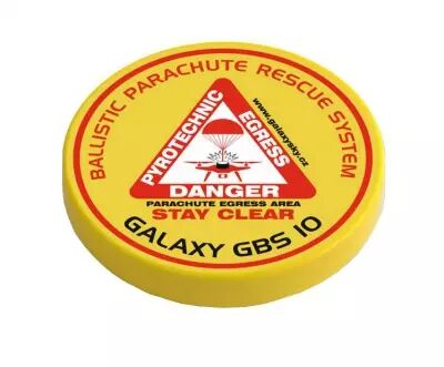 Capuchon container pour parachute Galaxy GBS