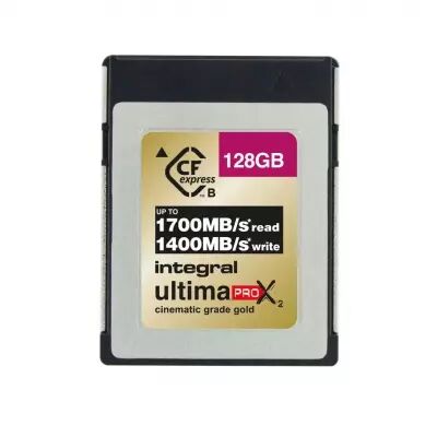 Carte CFexpress Ultimapro X2 Cinematic Gold Type B 2.0 - Intgral