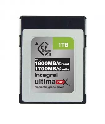 Carte CFexpress Ultimapro X2 Cinematic Silver Type B 2.0 - Intgral