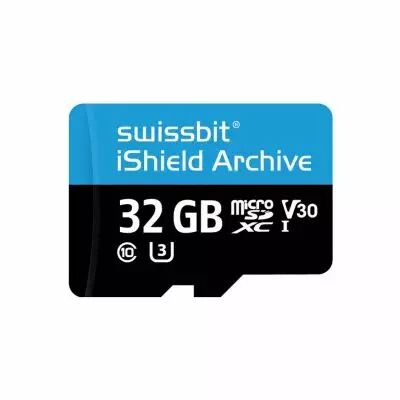 Carte MicroSD PS-66u iShield Archive 32Go iTemp - Swissbit