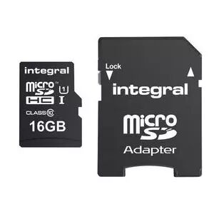 Carte microSD UltimaPro 16Go UHS-I U1 Classe 10 - Intgral