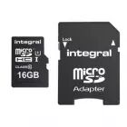 Carte microSD UltimaPro 16Go UHS-I U1 Classe 10 - Intégral
