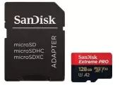 Carte microSDXC \ Extreme Pro\  128 Go U3 V30 SanDisk