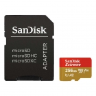 Carte microSDXC Extreme 256 Go Classe 10 U3 - SanDisk