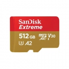 Carte microSDXC Extreme 512 Go Classe 10 U3 - SanDisk