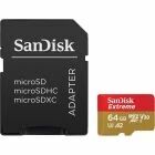 Carte microSDXC Extreme 64 Go A2 V30 U3 - SanDisk