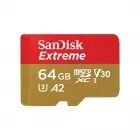 Carte microSDXC Extreme 64Go Classe 10 U3 - SanDisk