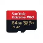 Carte microSDXC Extreme Pro 64 Go Classe 10 U3 - SanDisk