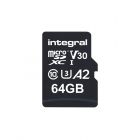 Carte microSDXc UHS-1 U3 V30 - Integral