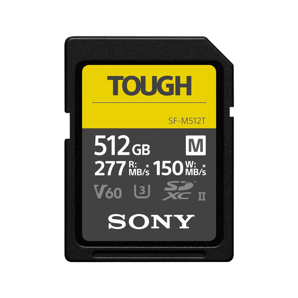 Carte SD Sony série SF-M Tough 512Go UHS-II V60 U3