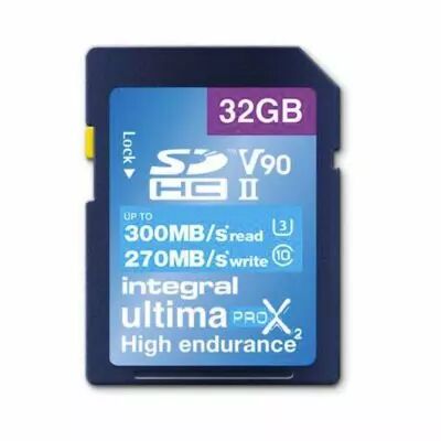 Carte SD UltimaPro X2 UHS-II V90 32 Go - Intral
