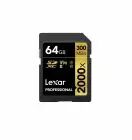 Carte SDXC 2000X Professional UHS-II 64Go - Lexar