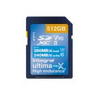Carte SDXC CL10 UHS-II U3 V90 512 Go - Integral