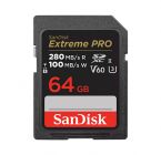 Carte SDXC Extreme PRO 64Go UHS-II V60 - SanDisk