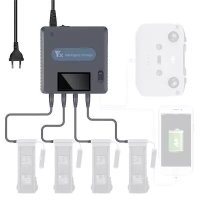Chargeur de batterie  cran LCD 4 en 1 pour DJI Mavic 3 - Parbeson
