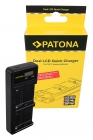Chargeur double batterie avec écran LCD pour Batterie F550 F750 F970 - Patona
