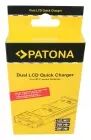 Chargeur double batterie avec écran LCD pour Batterie F550 F750 F970 - Patona