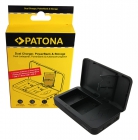 Chargeur double batterie avec Powerbank et stockage carte SD pour batterie NP-FZ100 - PATONA 