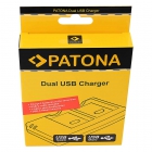 Chargeur double pour batterie Canon LP-E6 - Patona