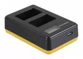 Chargeur double pour batterie Sony NP-FW50 avec LCD et USB - PATONA